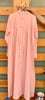 0991-PINK MICRO CHIKANKARI COTTON GOWN